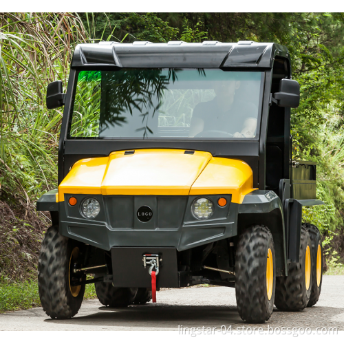 New Electric 6*4 Utility Vehicle Electric Two Motors 72V Turf Utility Golf Carts